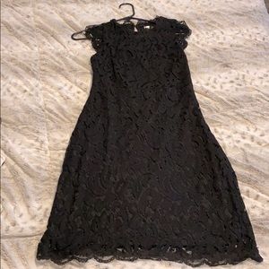 Black lace dress